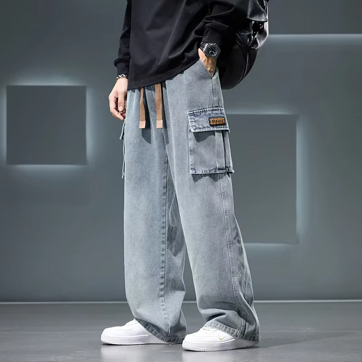 Wide Leg Cargo Pants - HESTONS