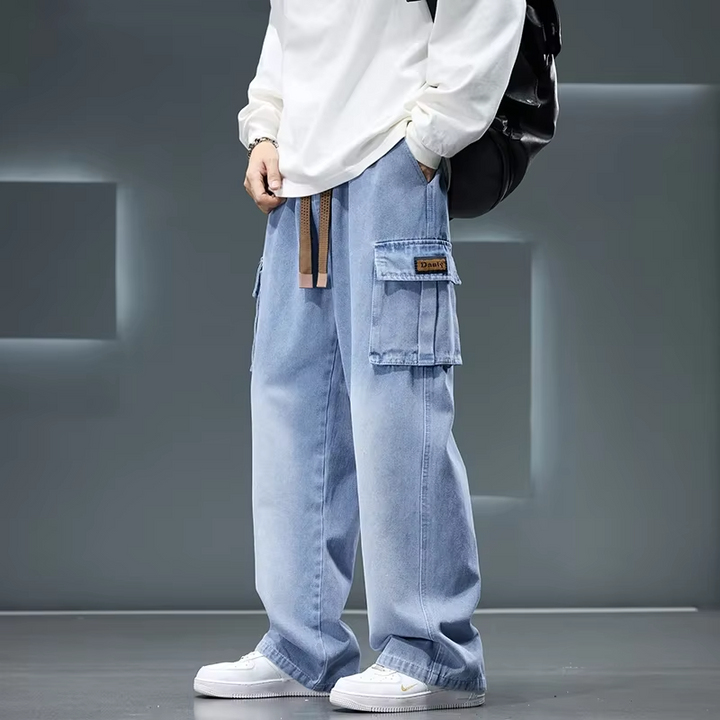 Wide Leg Cargo Pants - HESTONS