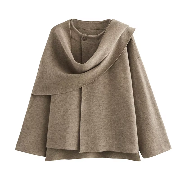 Women’s Draped Shawl-Collar Jacket - Shop Hestons