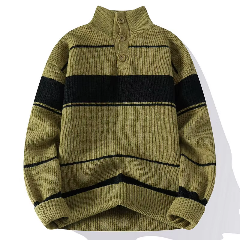 3-Button Pullover - HESTONS