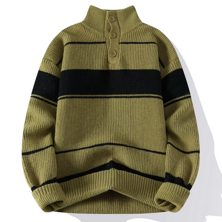 3-Button Pullover - HESTONS