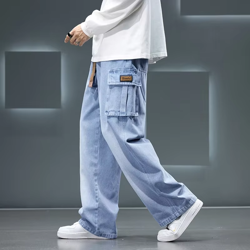 Wide Leg Cargo Pants - HESTONS