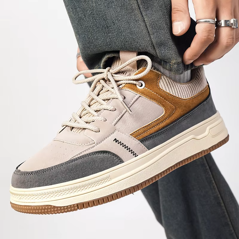 Vintage Patchwork Sneaker - HESTONS