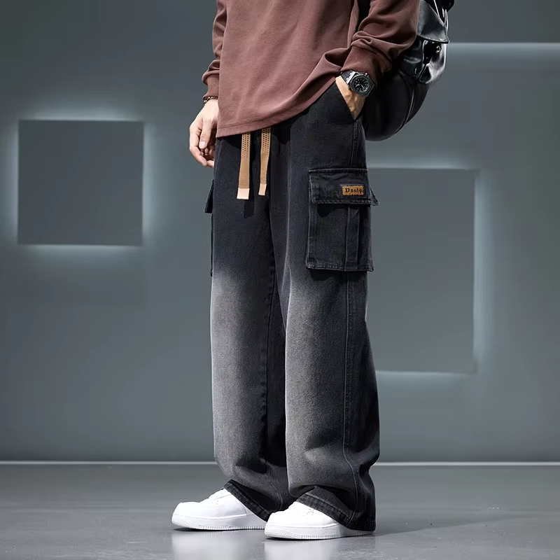 Wide Leg Cargo Pants - HESTONS