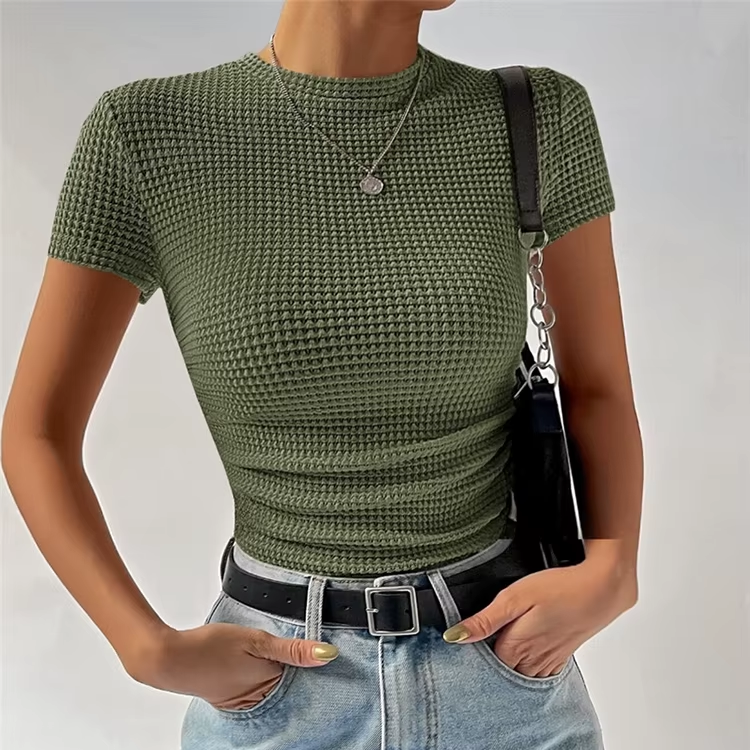 Waffle Knit Short Sleeve - HESTONS