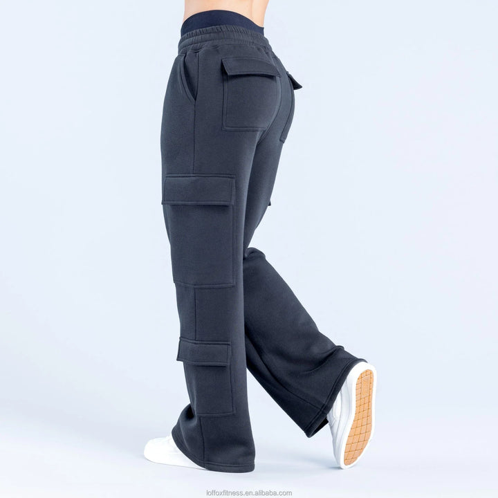 Women’s Wide-Leg Cargo Sweatpants