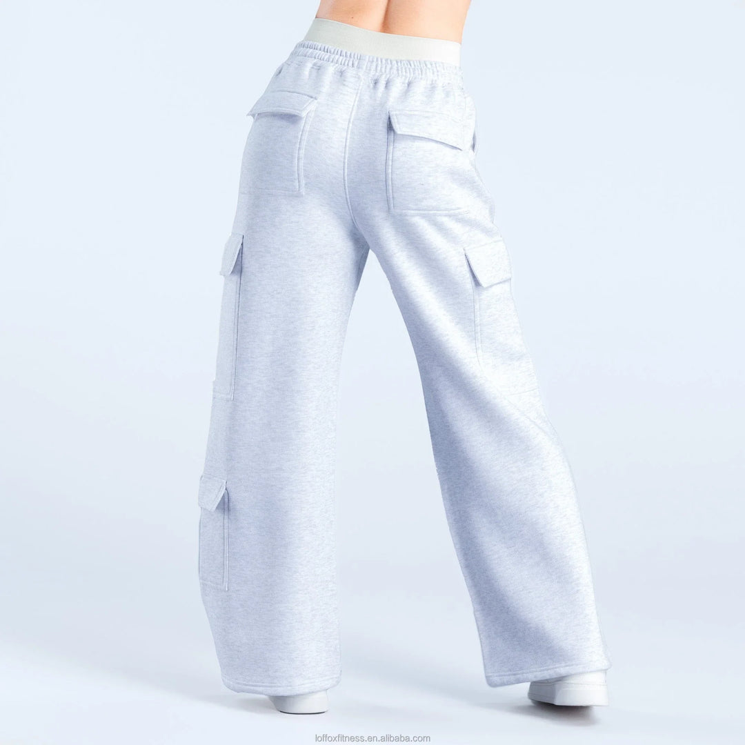 Women’s Wide-Leg Cargo Sweatpants