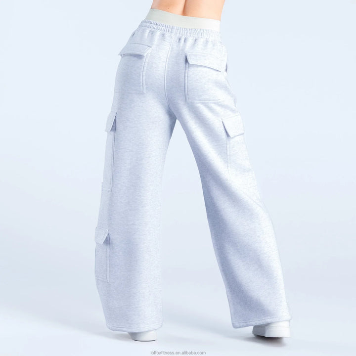 Women’s Wide-Leg Cargo Sweatpants