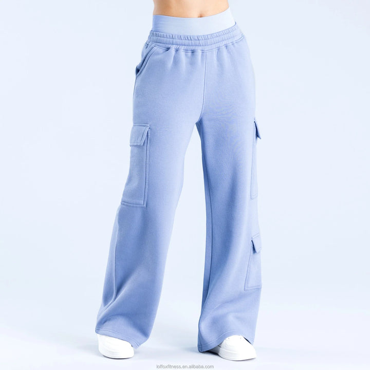 Women’s Wide-Leg Cargo Sweatpants