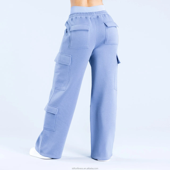 Women’s Wide-Leg Cargo Sweatpants