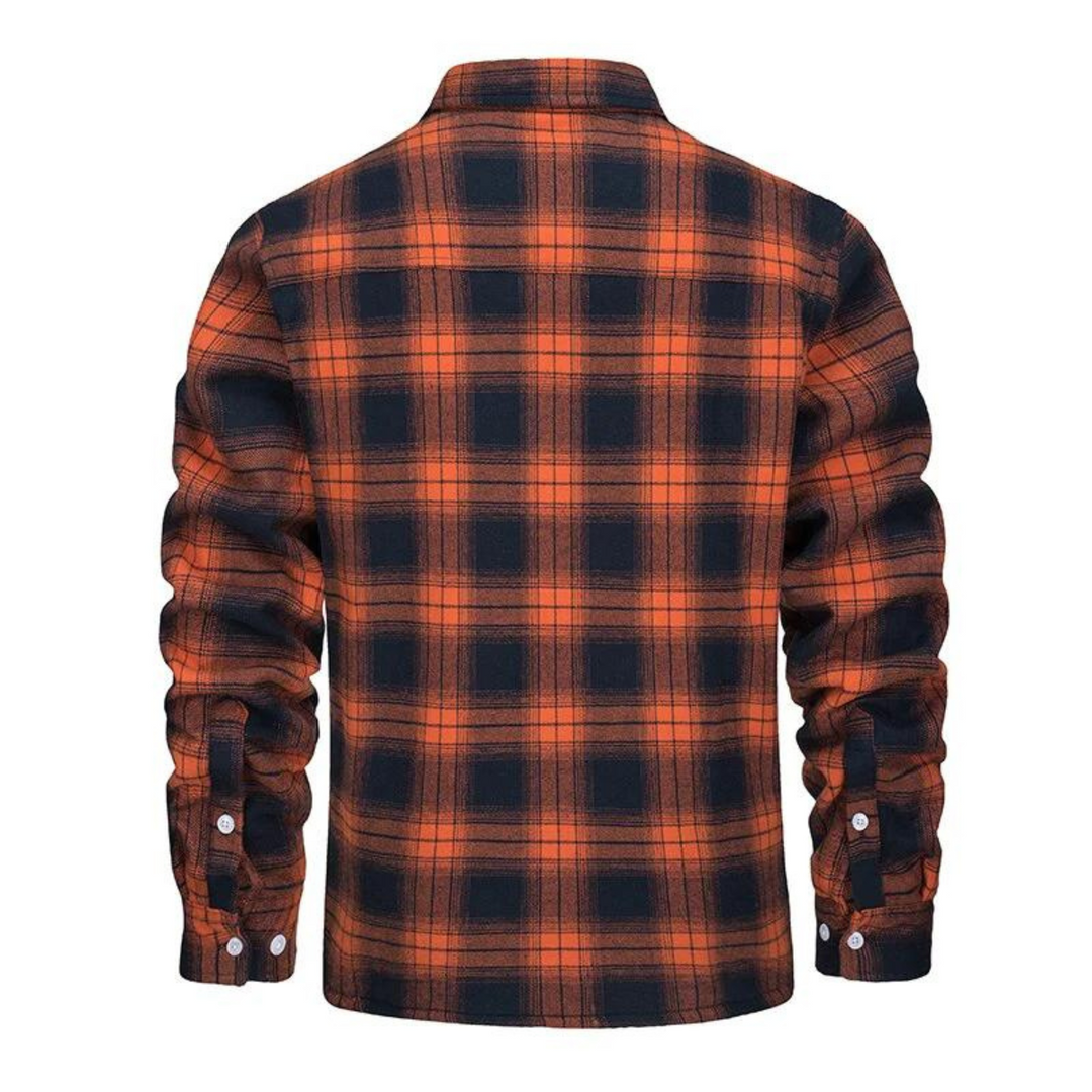 Men’s Sherpa‑Lined Plaid Flannel Shirt Jacket - Shop Hestons