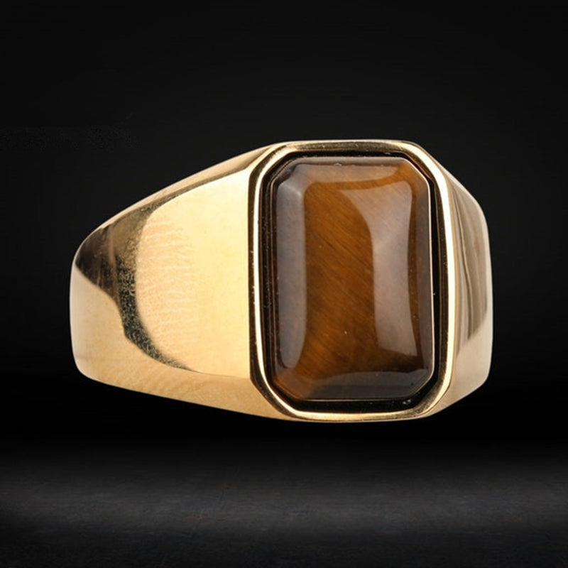 Tiger Eye Gemstone Ring - HESTONS