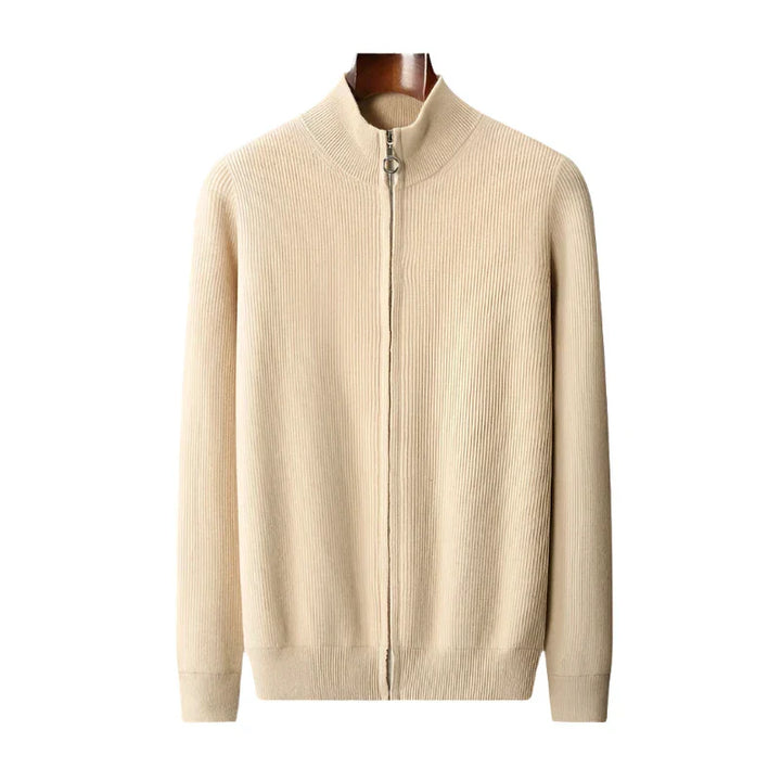 Men’s Cashmere Zip Mock Neck Sweater - Shop Hestons