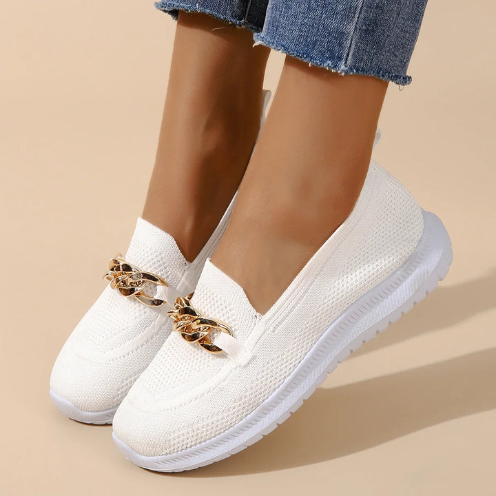 Gold Knot Loafers - HESTONS
