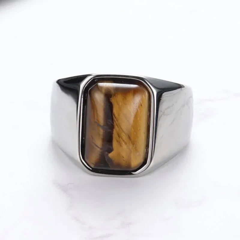 Tiger Eye Gemstone Ring - HESTONS