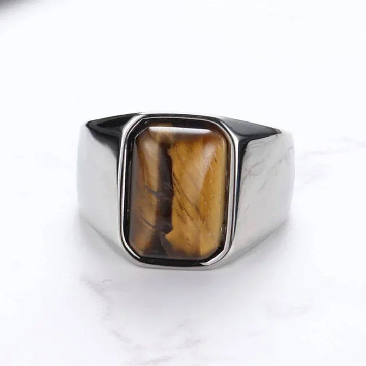 Tiger Eye Gemstone Ring - HESTONS
