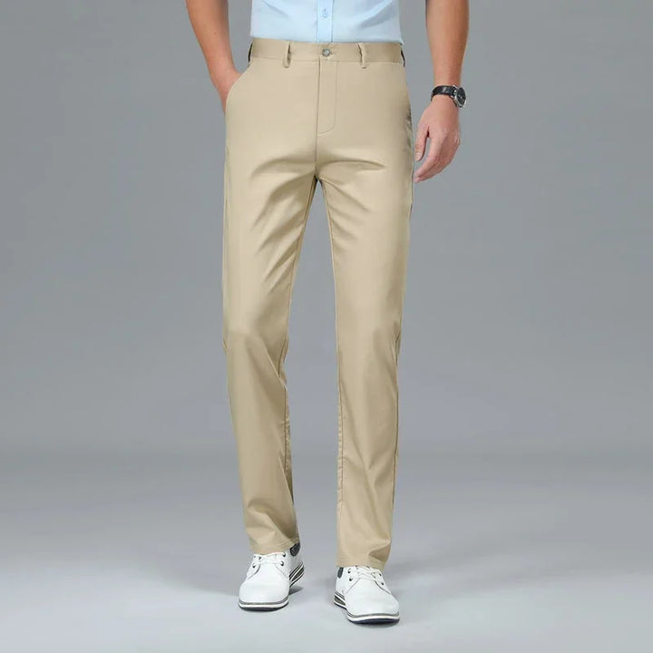 Straight Leg Bamboo Fiber Trousers - Shop Hestons