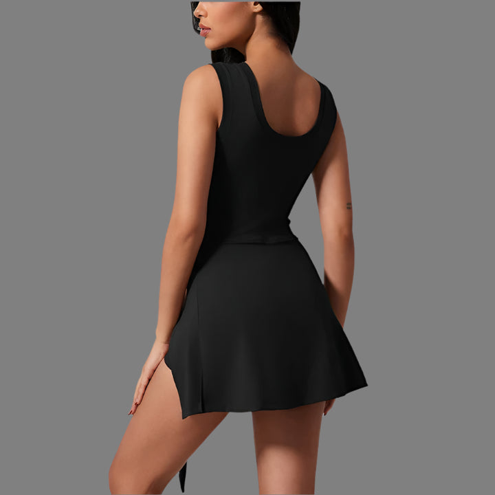 Sarong Wrap Tennis Dress - HESTONS