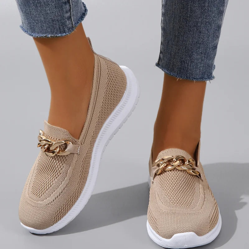 Gold Knot Loafers - HESTONS