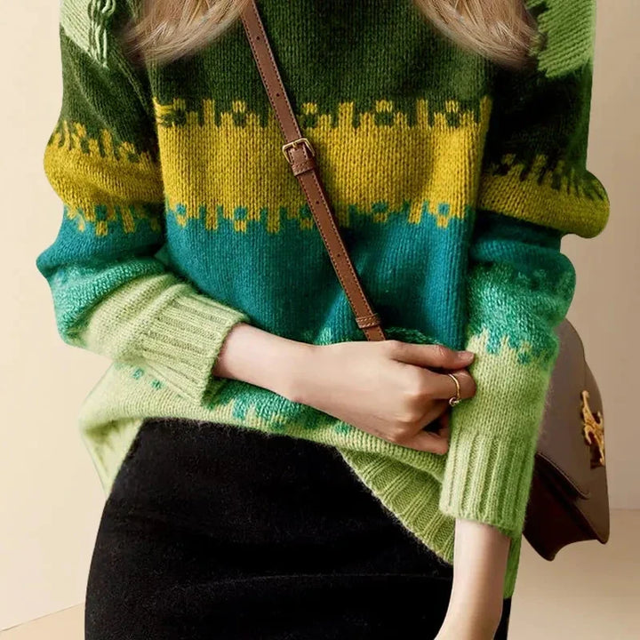 Knitted Pixel Pullover - HESTONS