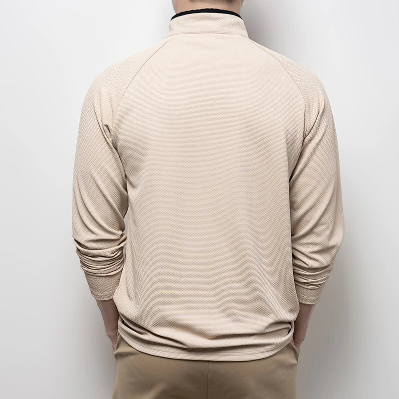 Textured Athletic Quarter-Zip - HESTONS