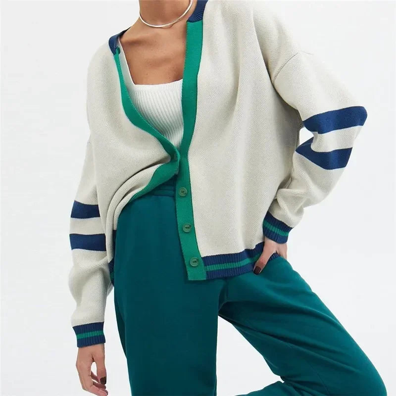 Cozy V-Neck Cardigan - HESTONS
