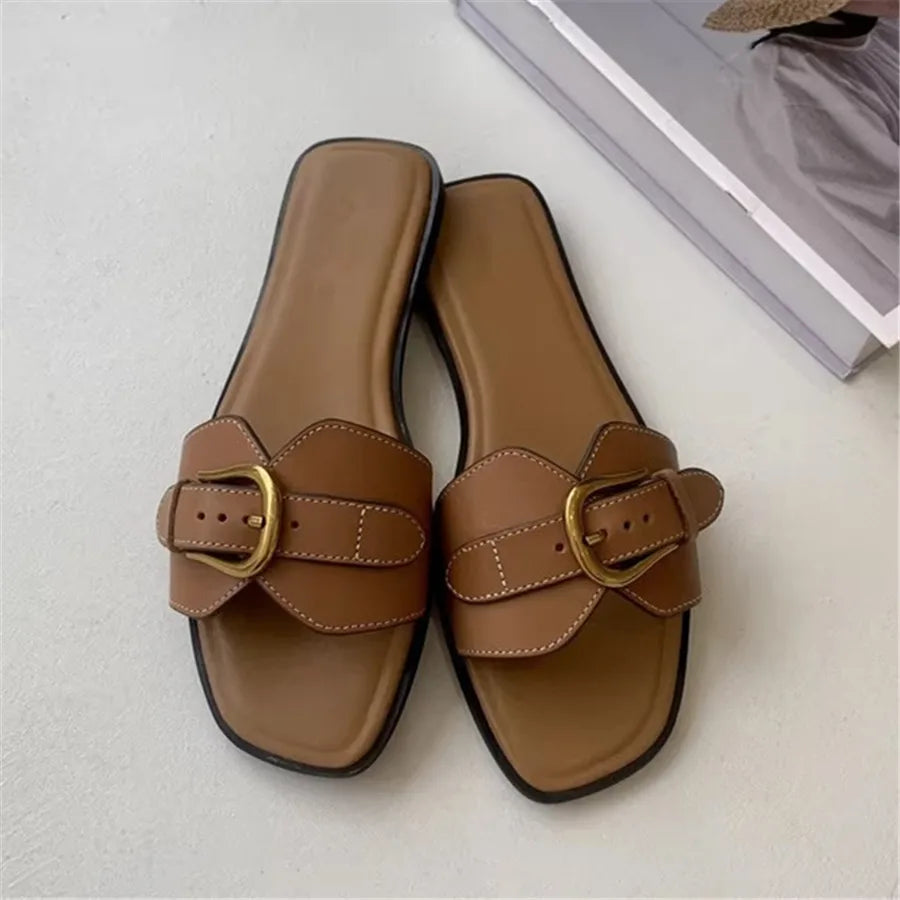 Butterfly Buckle Flats - HESTONS