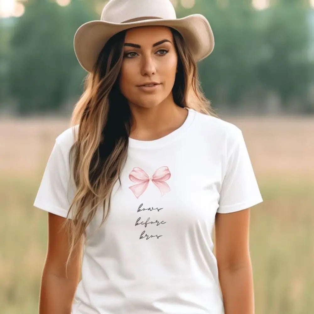Pink Bow T-Shirt - HESTONS