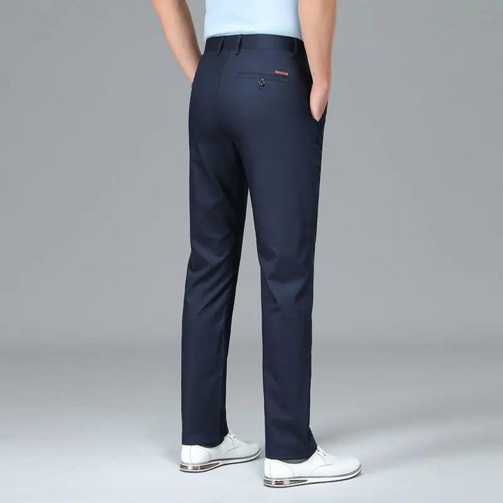 Straight Leg Bamboo Fiber Trousers - Shop Hestons