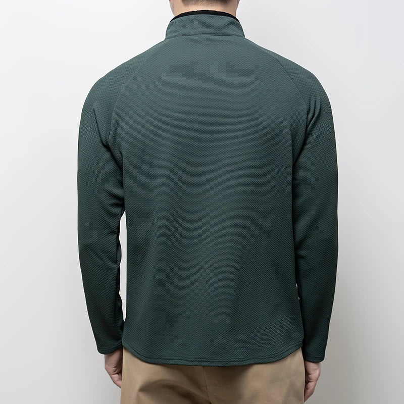 Textured Athletic Quarter-Zip - HESTONS