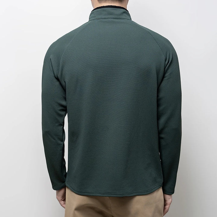 Textured Athletic Quarter-Zip - HESTONS