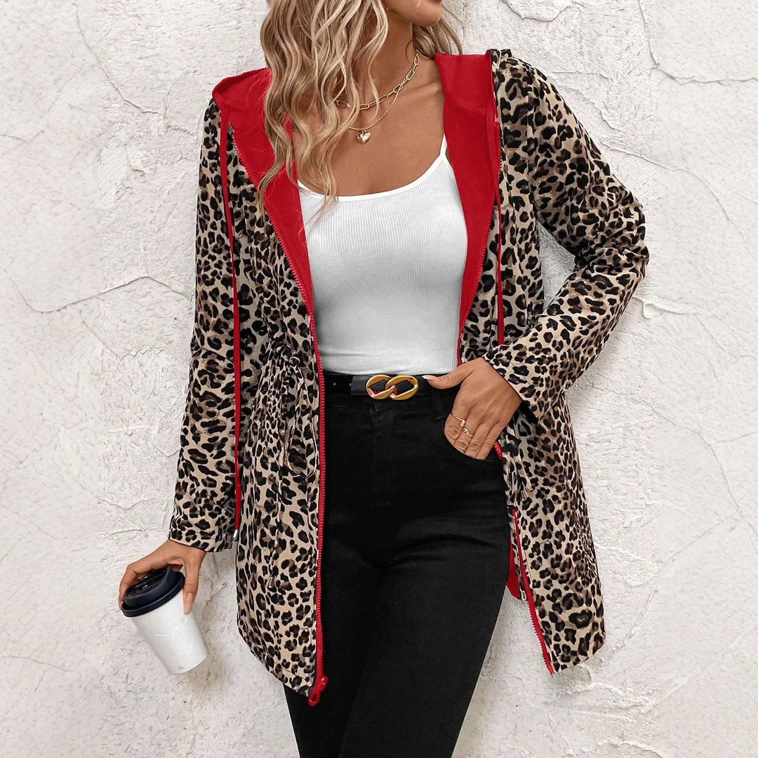 Women’s Reversible Red and Leopard Coat - Shop Hestons