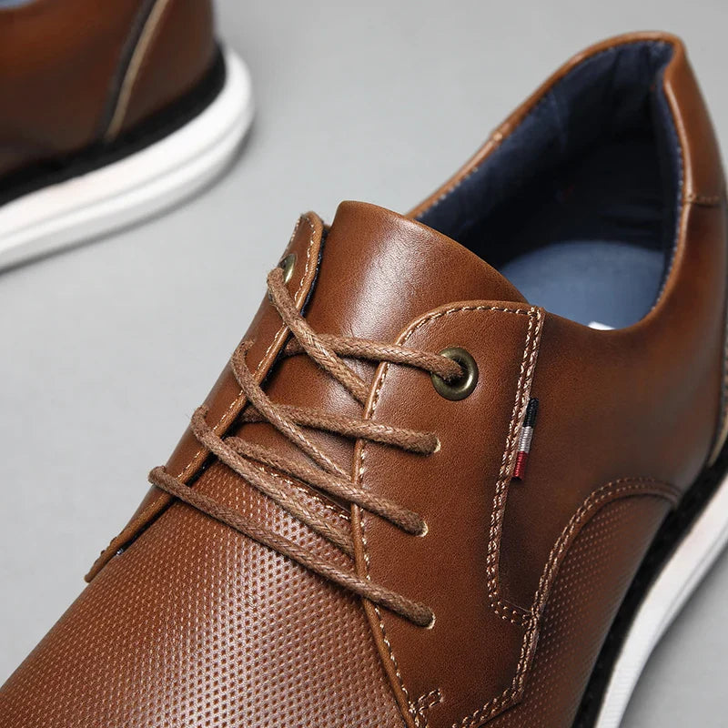 Breathable Leather Oxford - HESTONS