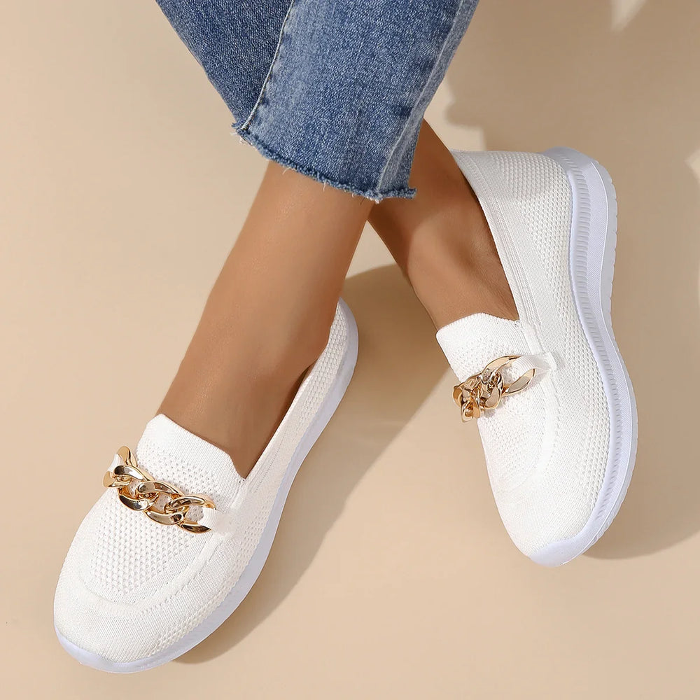 Gold Knot Loafers - HESTONS