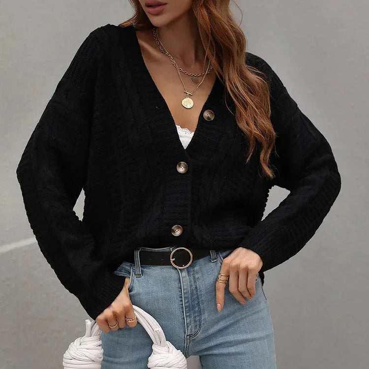 Women’s Cable Knit Button Cardigan - Shop Hestons