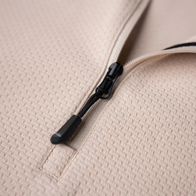 Textured Athletic Quarter-Zip - HESTONS