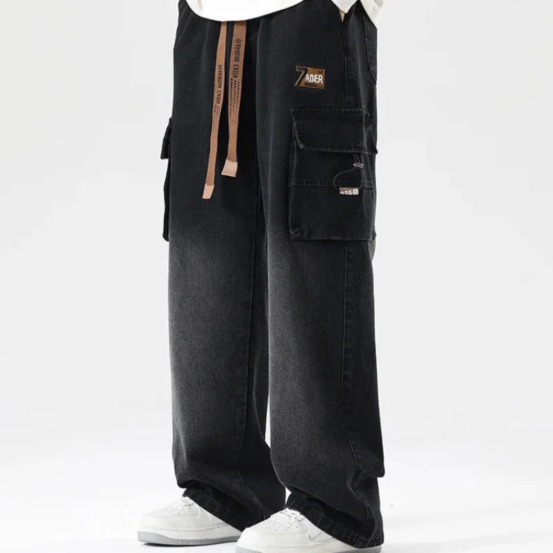 Large Pocket Cargo Jeans - HESTONS