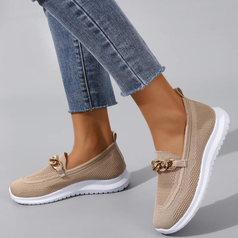 Gold Knot Loafers - HESTONS