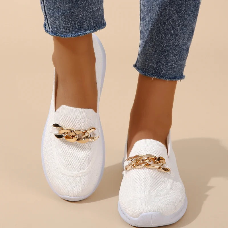 Gold Knot Loafers - HESTONS