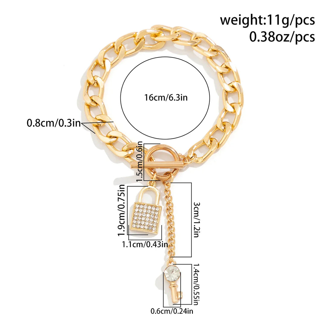 Lock & Key Bracelet - HESTONS
