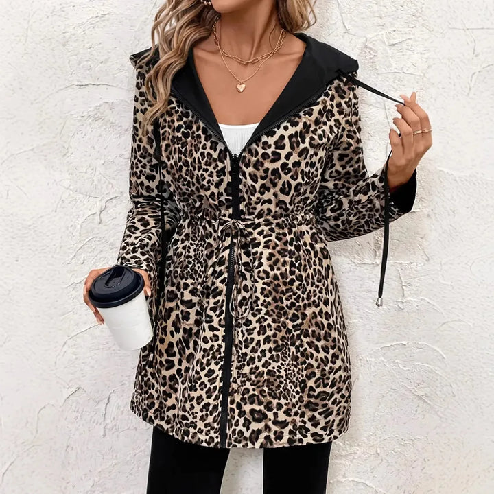 Women’s Reversible Red and Leopard Coat - Shop Hestons