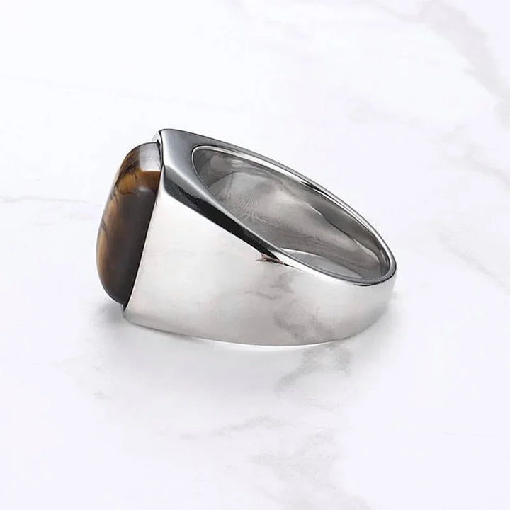 Tiger Eye Gemstone Ring - HESTONS
