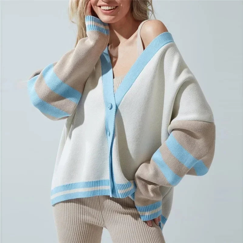Cozy V-Neck Cardigan - HESTONS