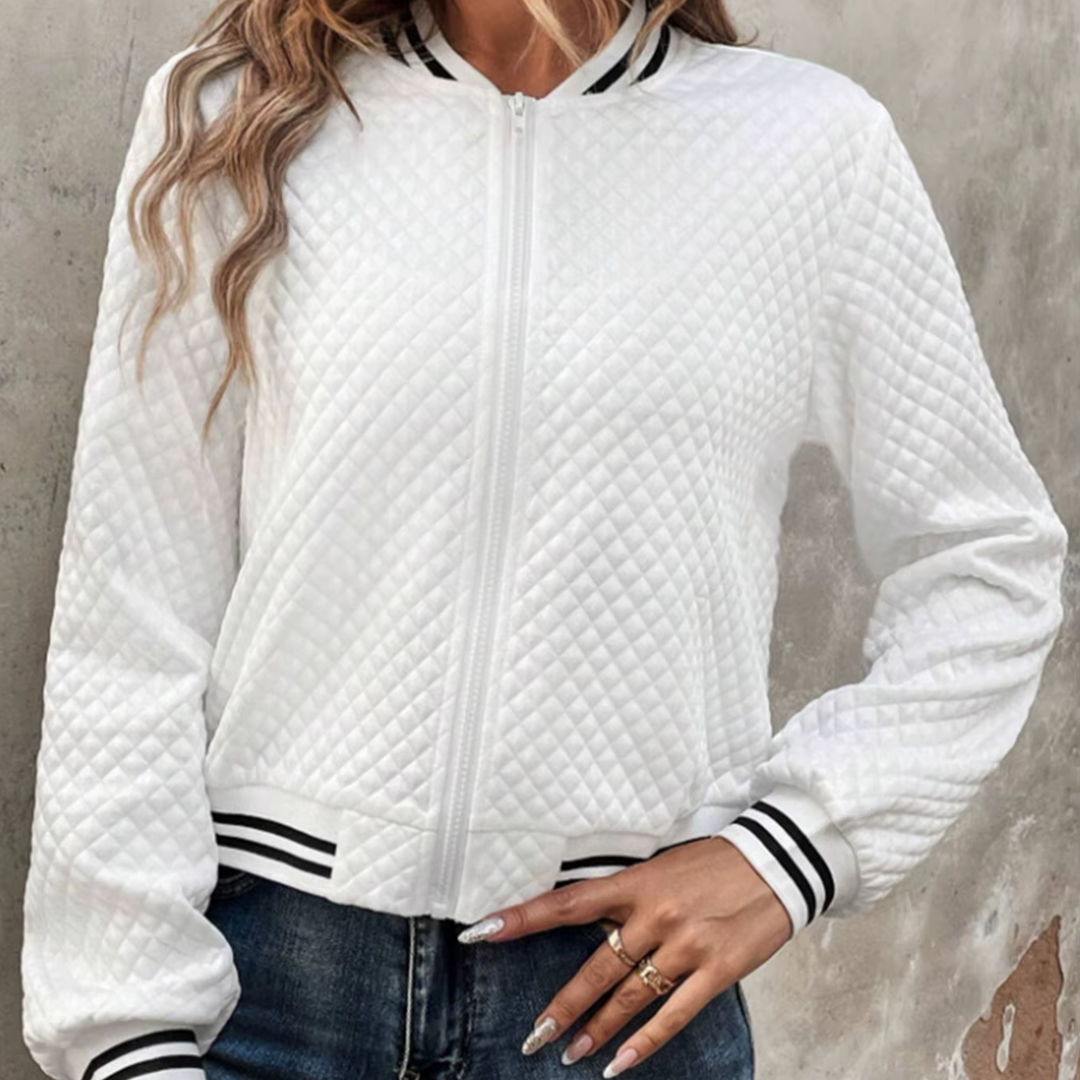 Quilted Varsity Jacket - HESTONS