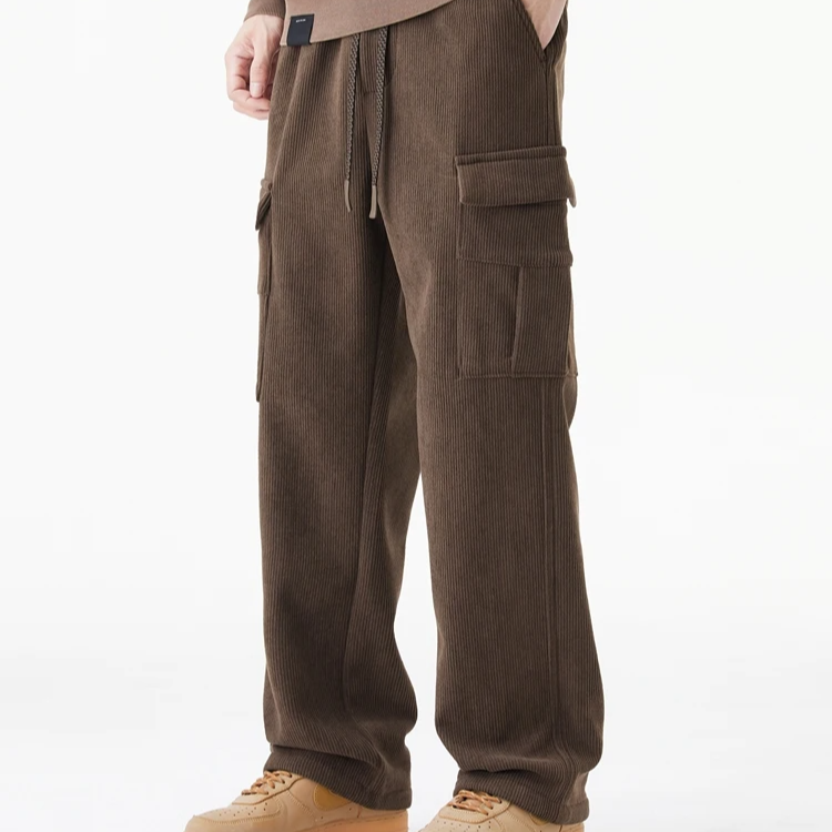Fleece Lined Corduroy Pants - HESTONS