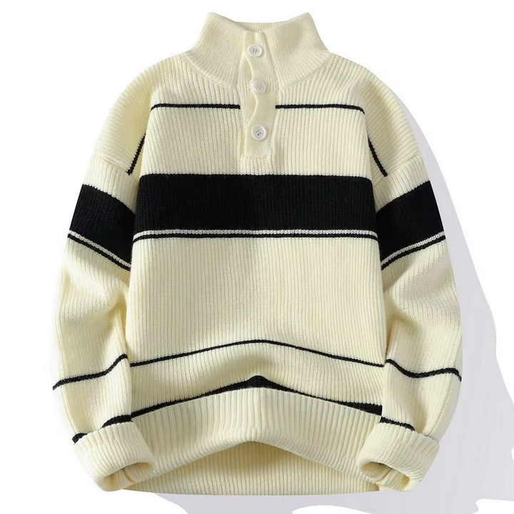 3-Button Pullover - HESTONS